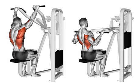 Pulldowns en máquina