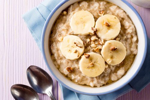 avena-cocida-con-rodajas-de-platano